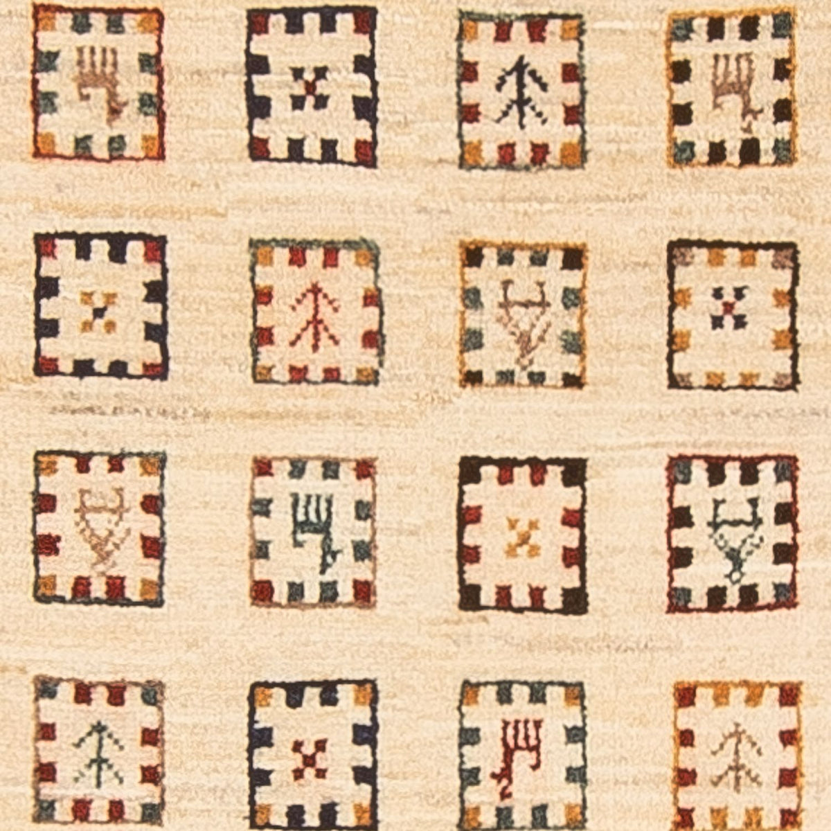 Runner Gabbeh Rug - Loribaft Perser - 193 x 82 cm - multicolored