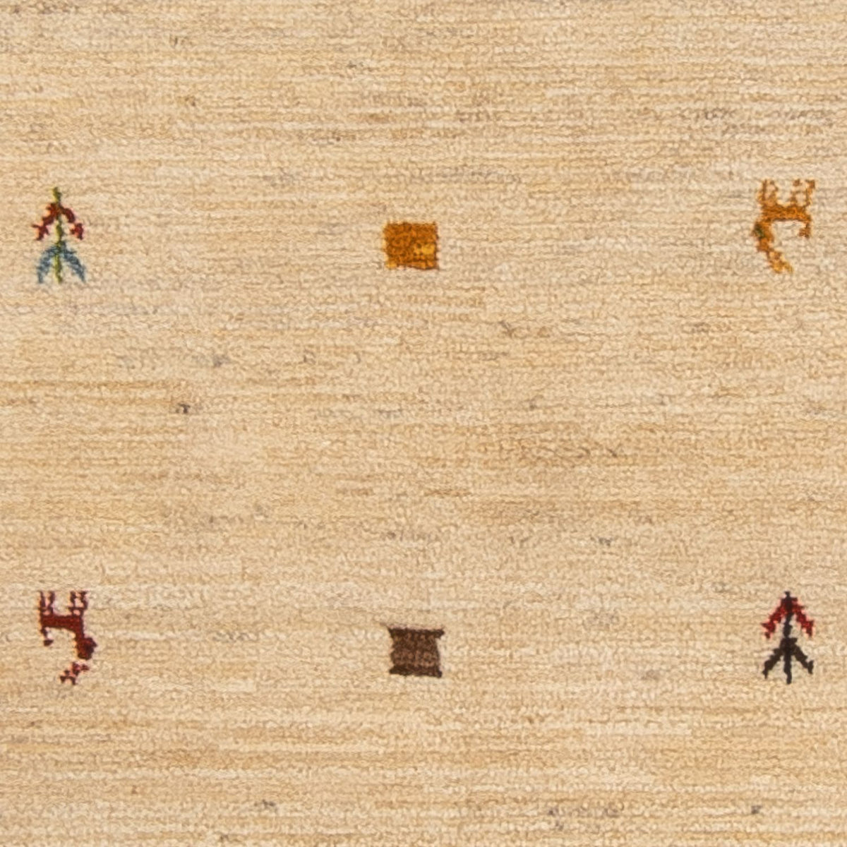 Runner Gabbeh Rug - Perser - 200 x 82 cm - beige