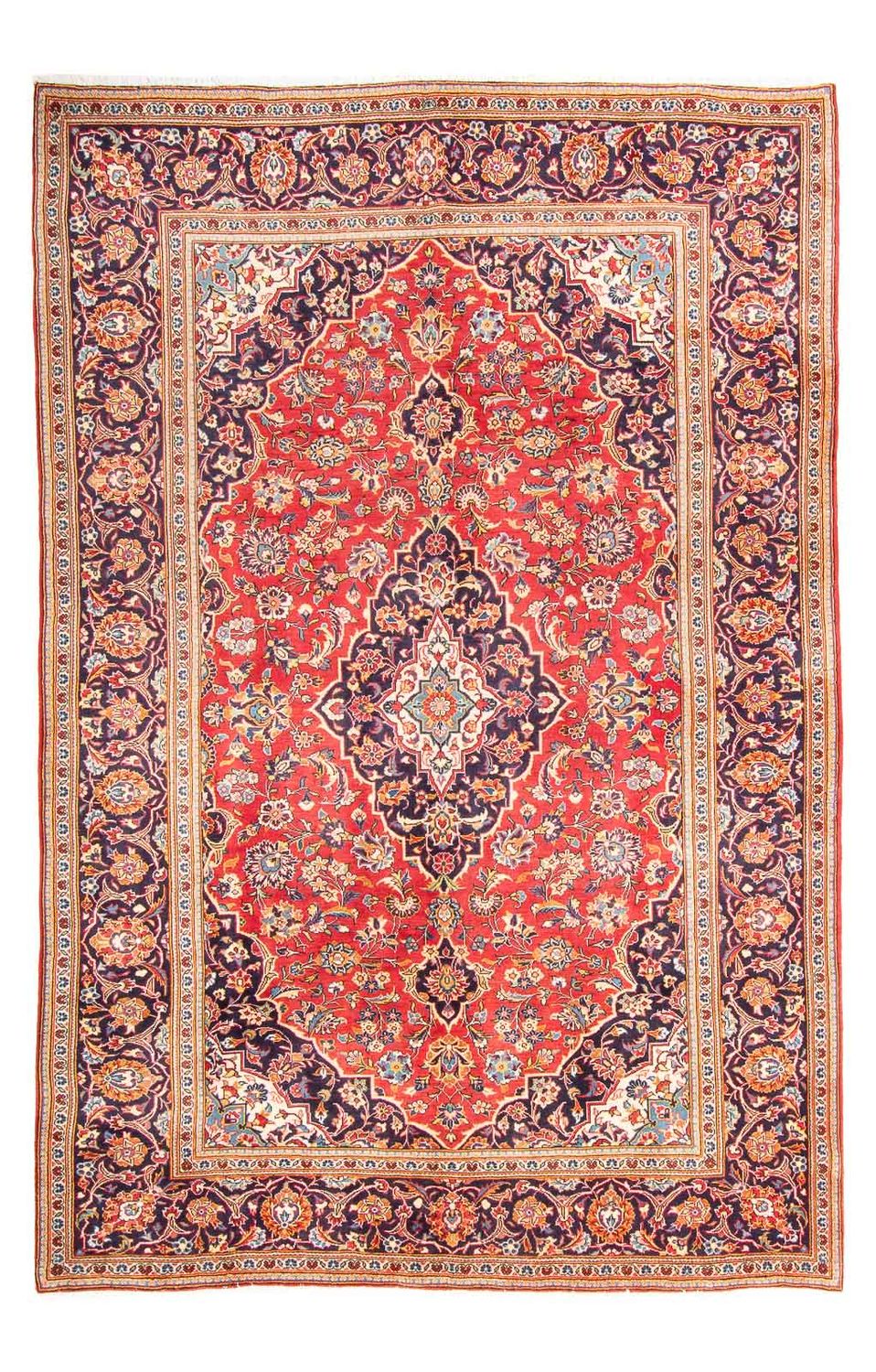 Perser Rug - Keshan - 306 x 202 cm - red