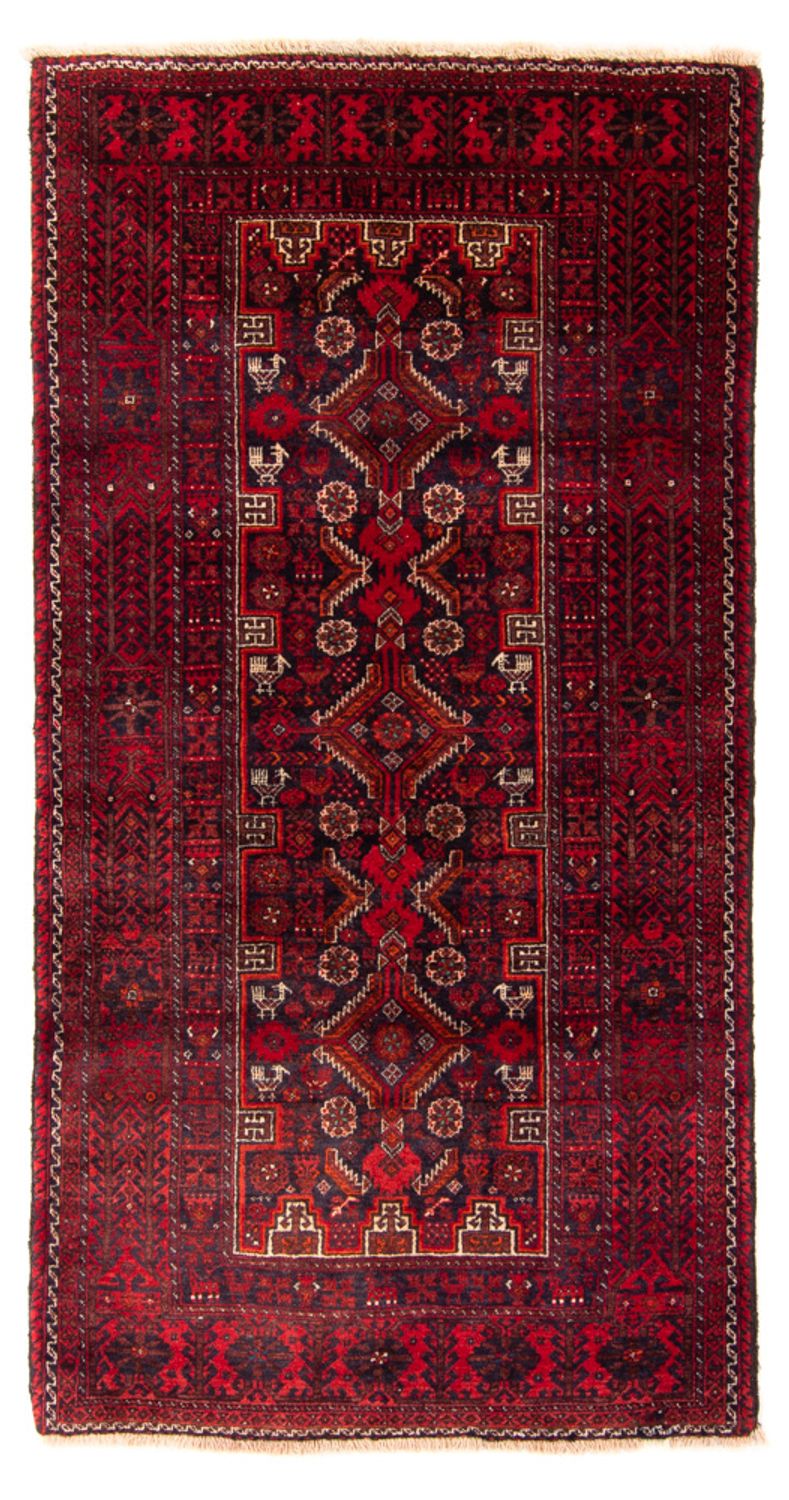 Runner Belutsch Rug - 182 x 96 cm - red