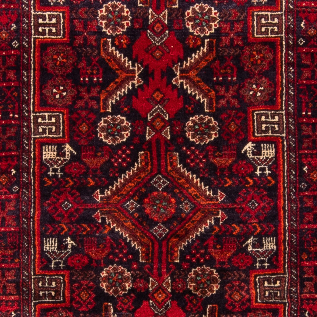 Runner Belutsch Rug - 182 x 96 cm - red