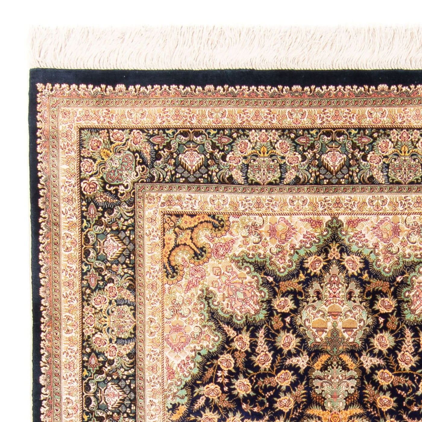 Qom Silk Rug 152x102cm - Persian Rugs