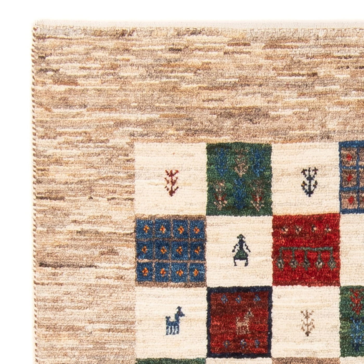 Loribaft Rug 125x86cm - Perserteppich Wollteppich