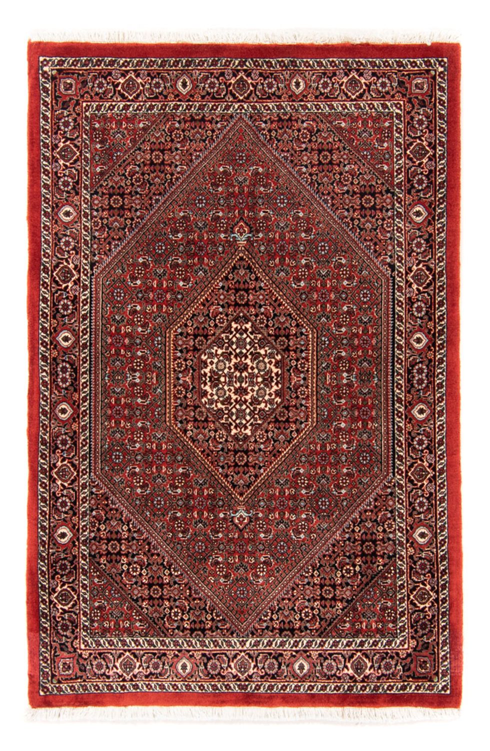 Perser Rug - Bidjar - 140 x 92 cm - red