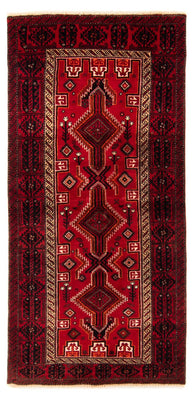 Runner Belutsch Rug - 211 x 102 cm - red