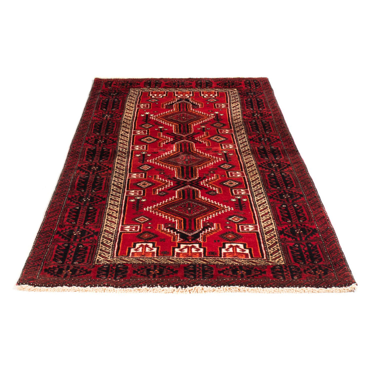 Runner Belutsch Rug - 211 x 102 cm - red
