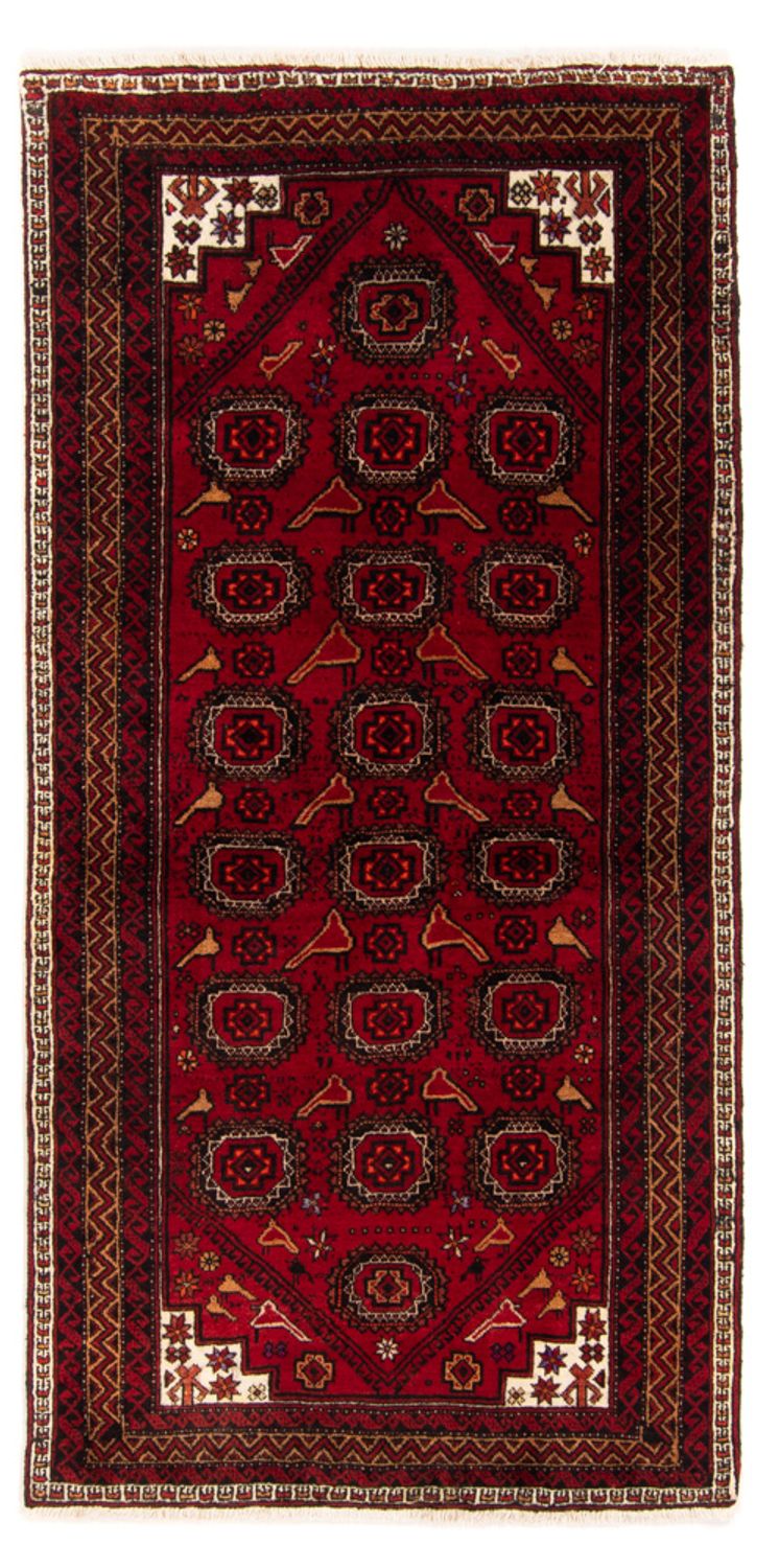 Runner Belutsch Rug - 188 x 94 cm - red