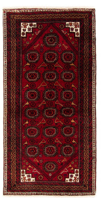 Runner Belutsch Rug - 188 x 94 cm - red