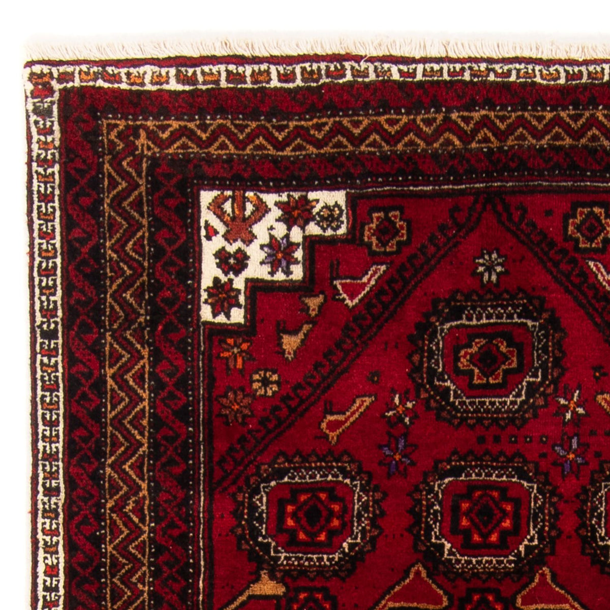 Runner Belutsch Rug - 188 x 94 cm - red