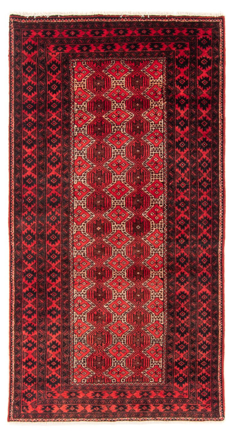 Runner Belutsch Rug - 191 x 95 cm - red