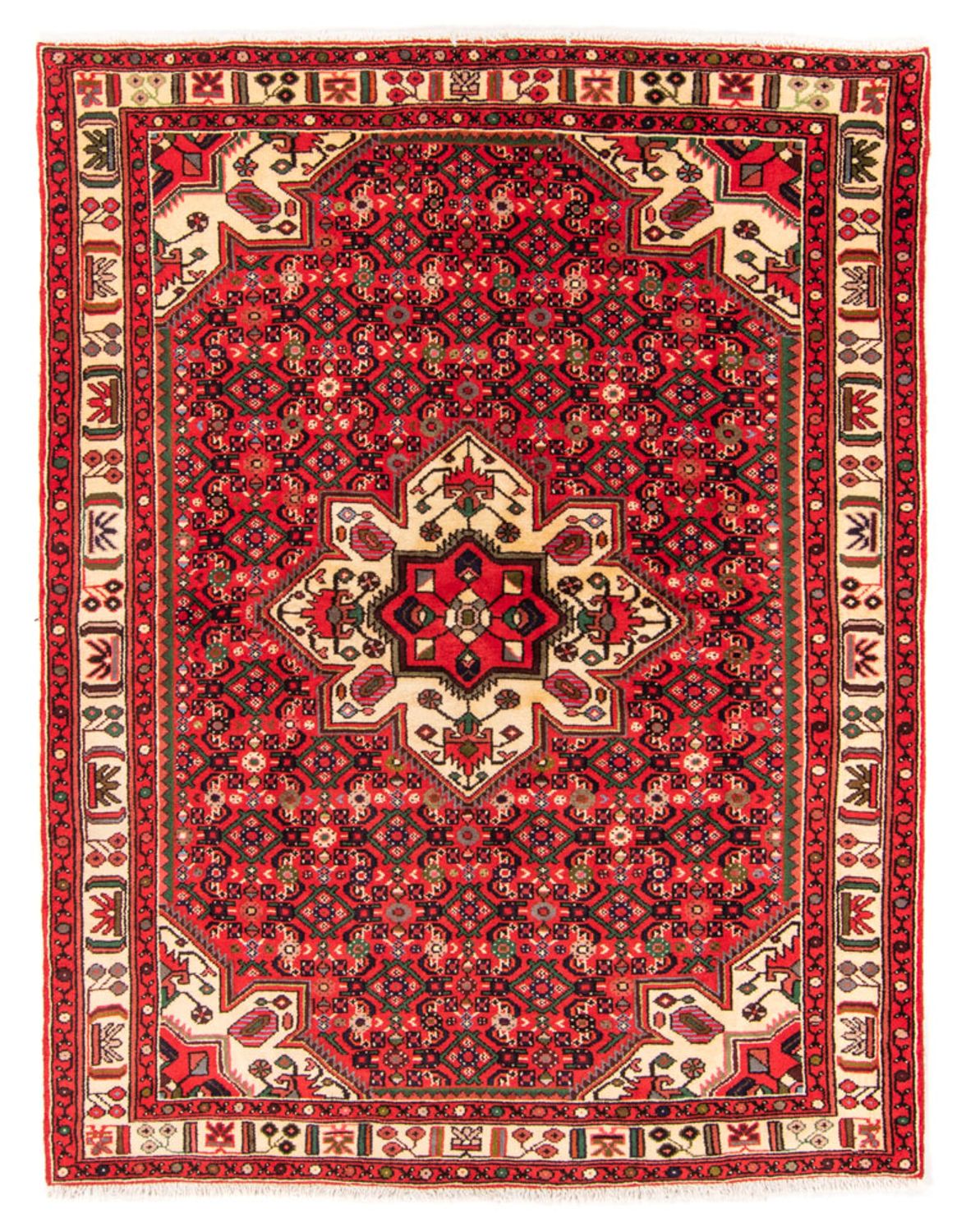 Perser Rug - Nomadic - 198 x 150 cm - red