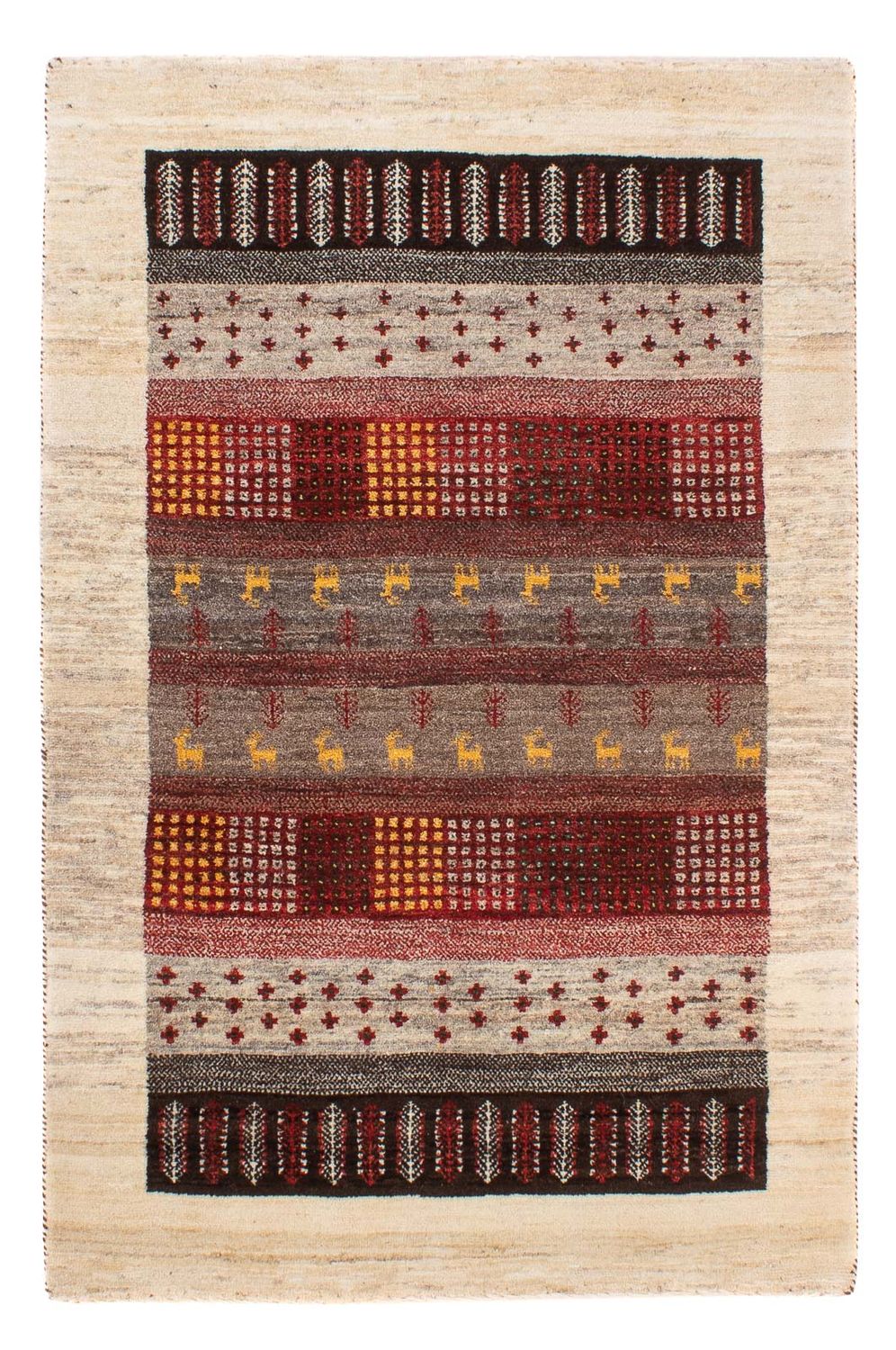 Gabbeh Rug - Loribaft Perser - 128 x 84 cm - multicolored