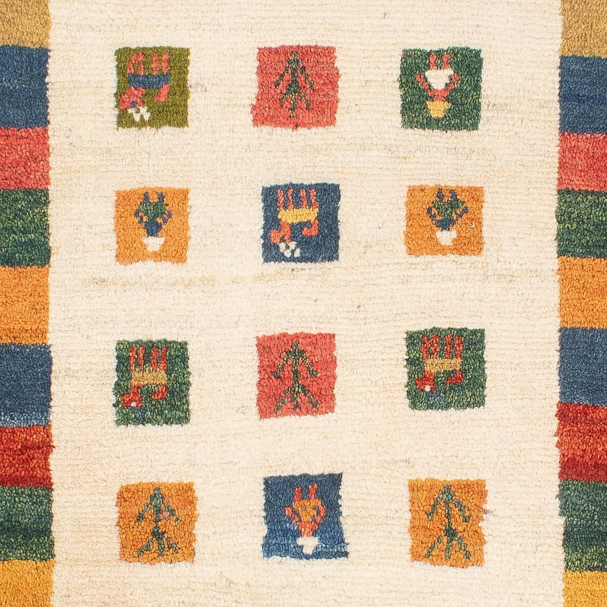 Gabbeh Rug - Perser - 122 x 76 cm - multicolored