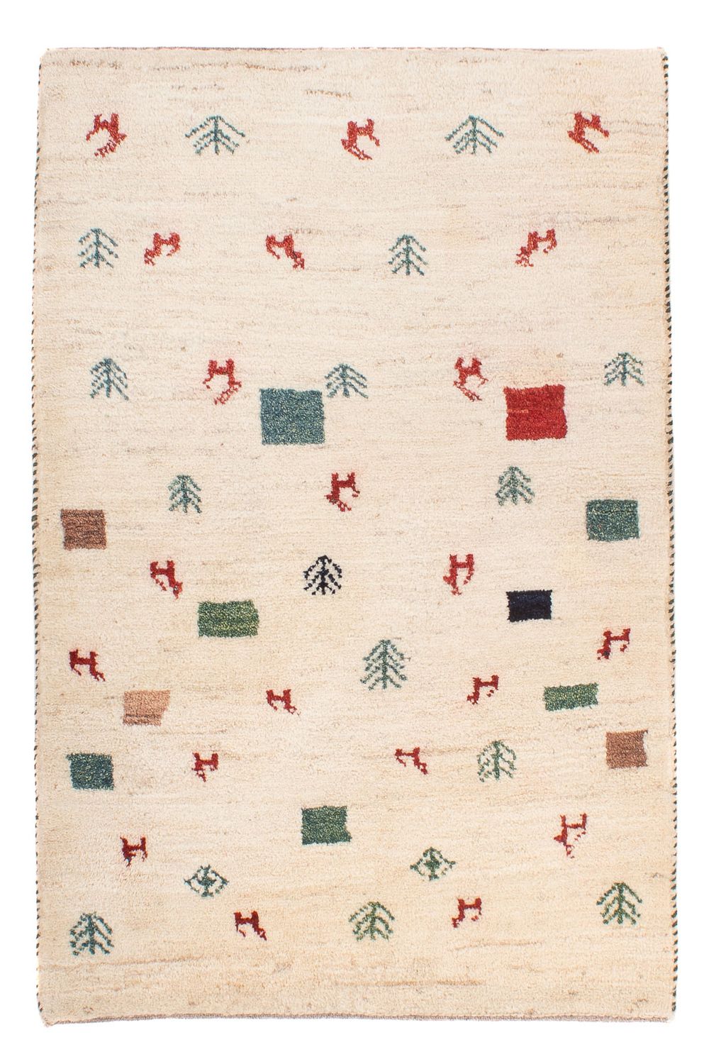 Gabbeh Rug - Perser - 124 x 83 cm - multicolored