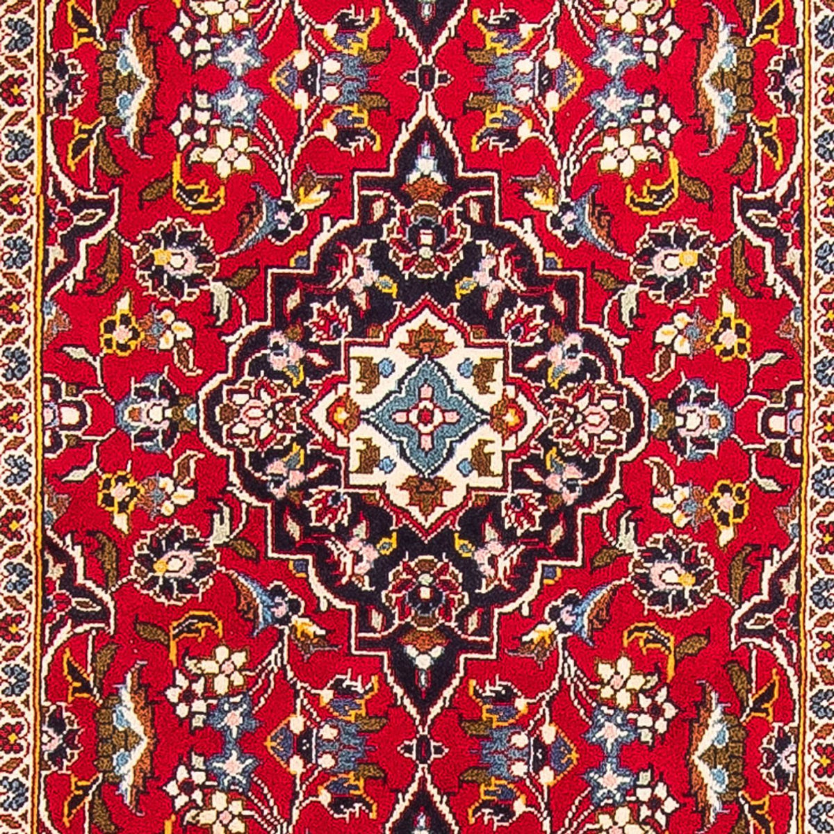 Runner Perser Rug - Keshan - 312 x 100 cm - red