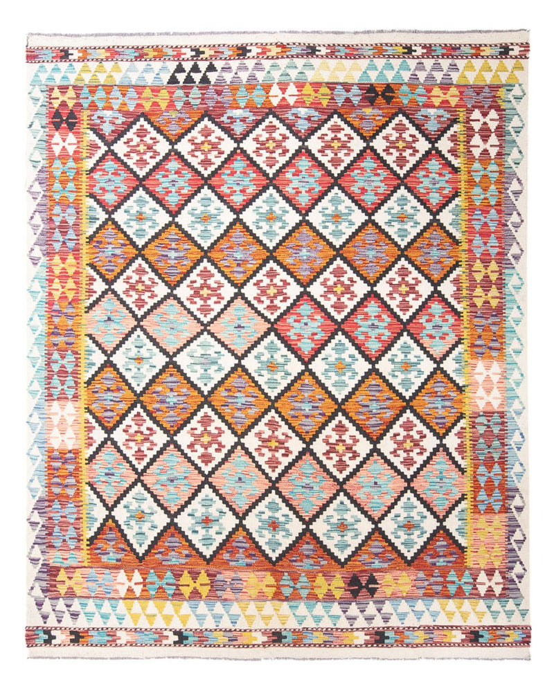 Kelim Rug - Splash - 239 x 200 cm - multicolored