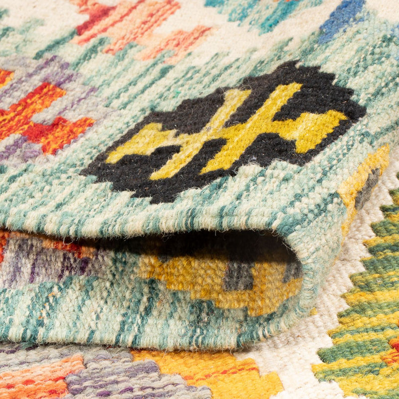 Kelim Rug - Splash - 182 x 126 cm - multicolored