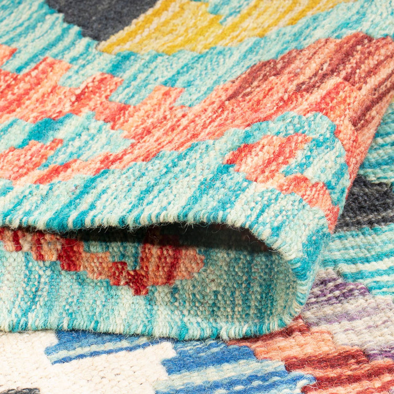 Kelim Rug - Splash - 170 x 118 cm - multicolored