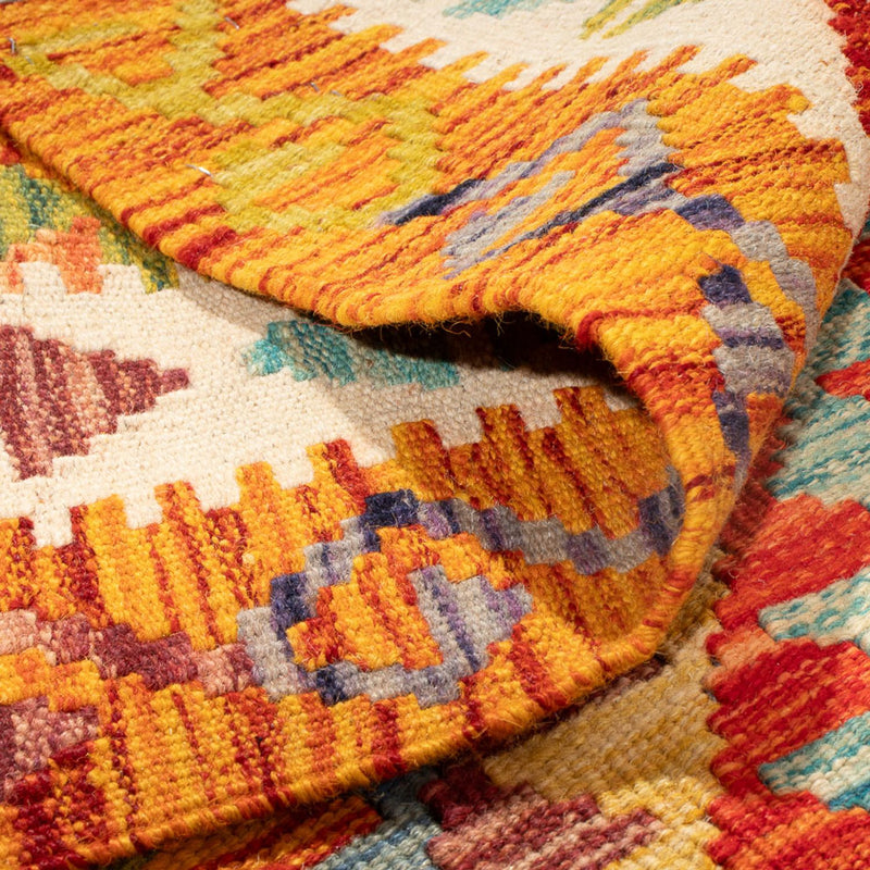 Kelim Rug - Splash - 190 x 123 cm - multicolored