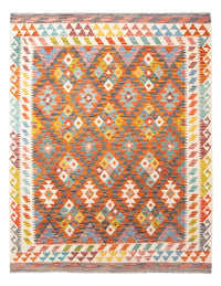 Kelim Rug - Splash - 195 x 156 cm - multicolored