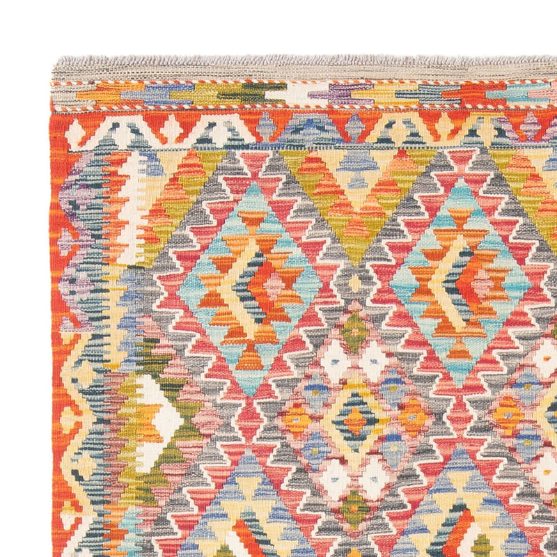 Kelim Rug - Splash - 197 x 162 cm - multicolored