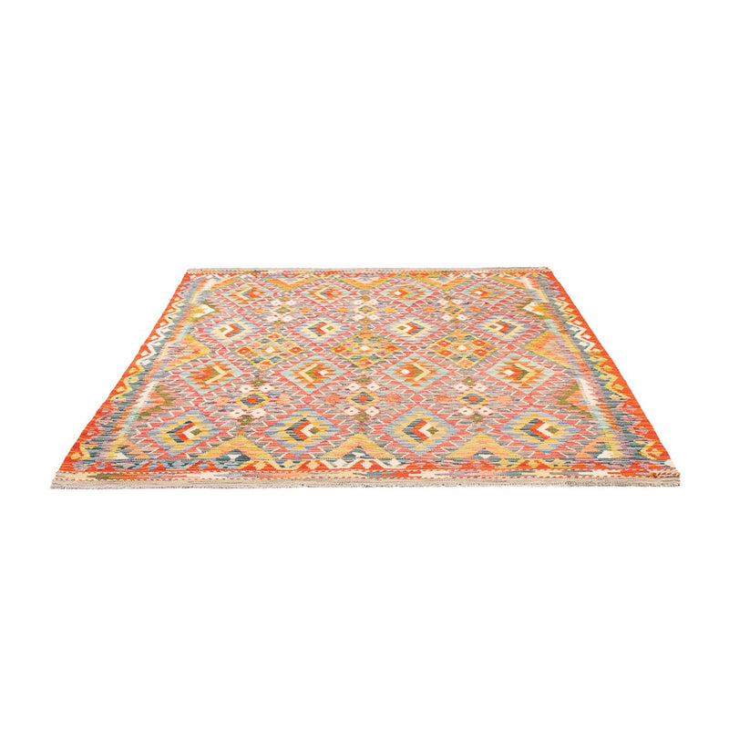 Kelim Rug - Splash - 197 x 162 cm - multicolored
