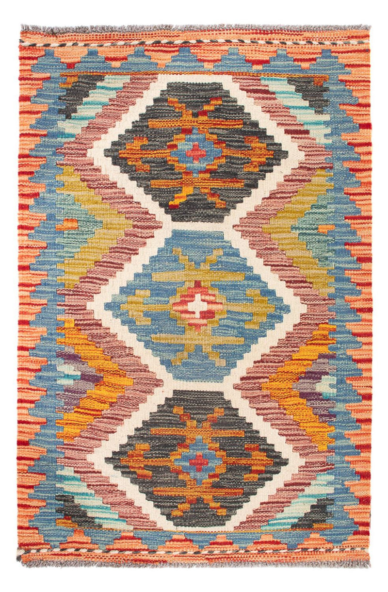 Kelim Rug - Splash - 92 x 63 cm - multicolored