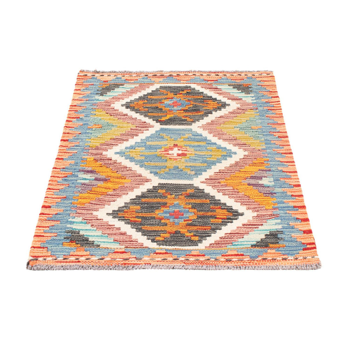 Kelim Rug - Splash - 92 x 63 cm - multicolored