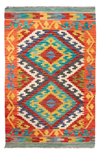 Kelim Rug - Splash - 90 x 60 cm - multicolored