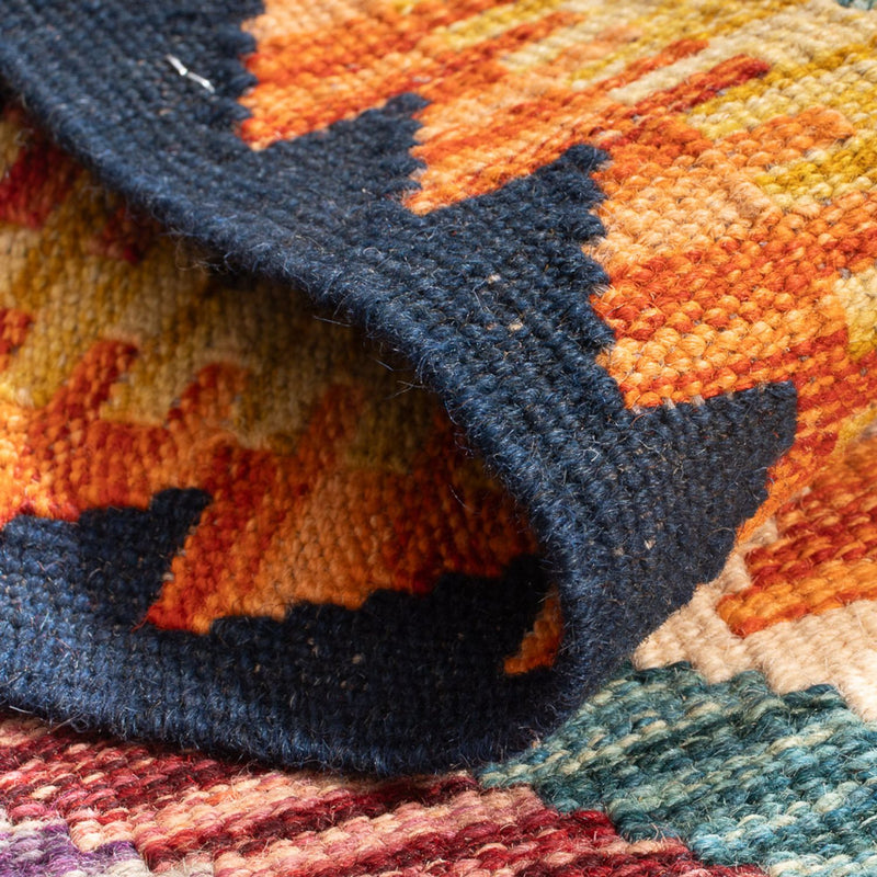 Kelim Rug - Splash - 85 x 62 cm - multicolored