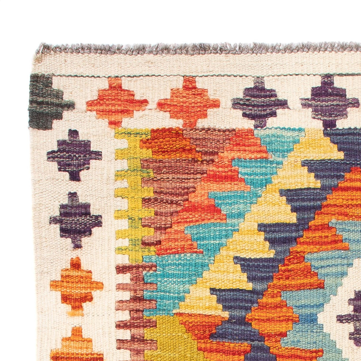 Kelim Rug - Splash - 84 x 62 cm - multicolored