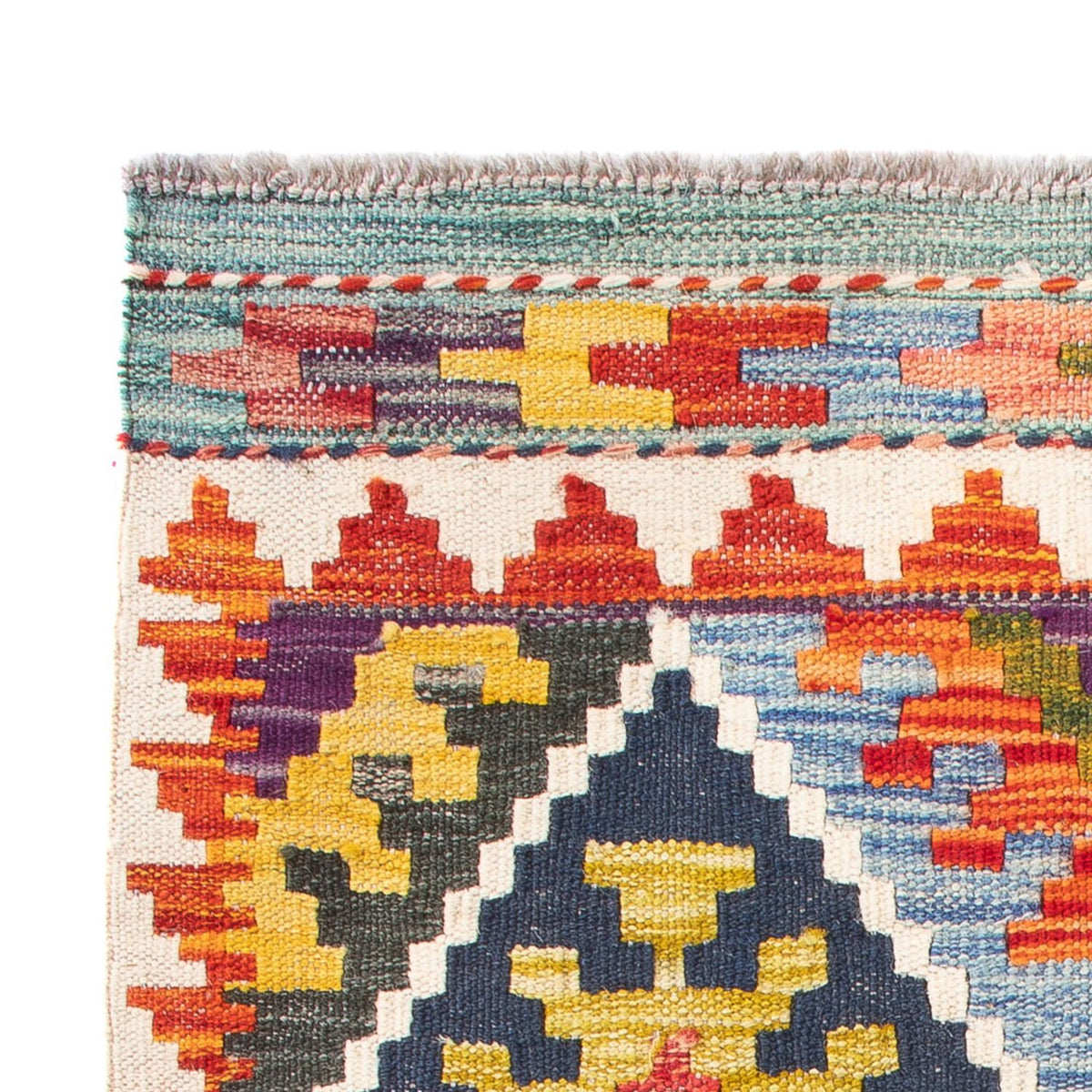 Kelim Rug - Splash - 93 x 65 cm - multicolored