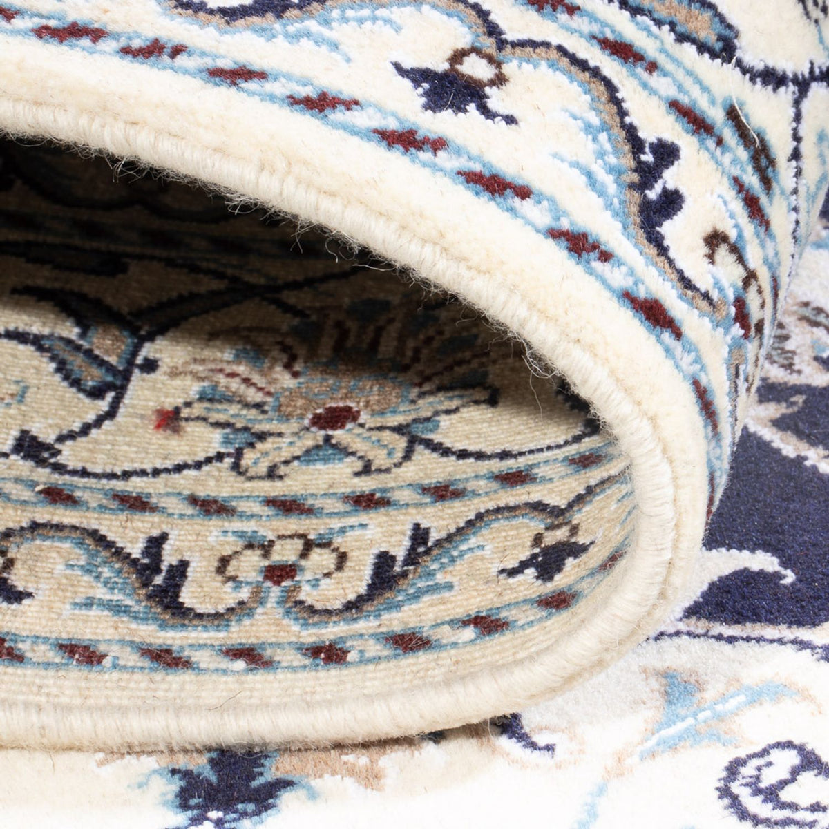 Perser Rug - Nain - 202 x 144 cm - dark blue