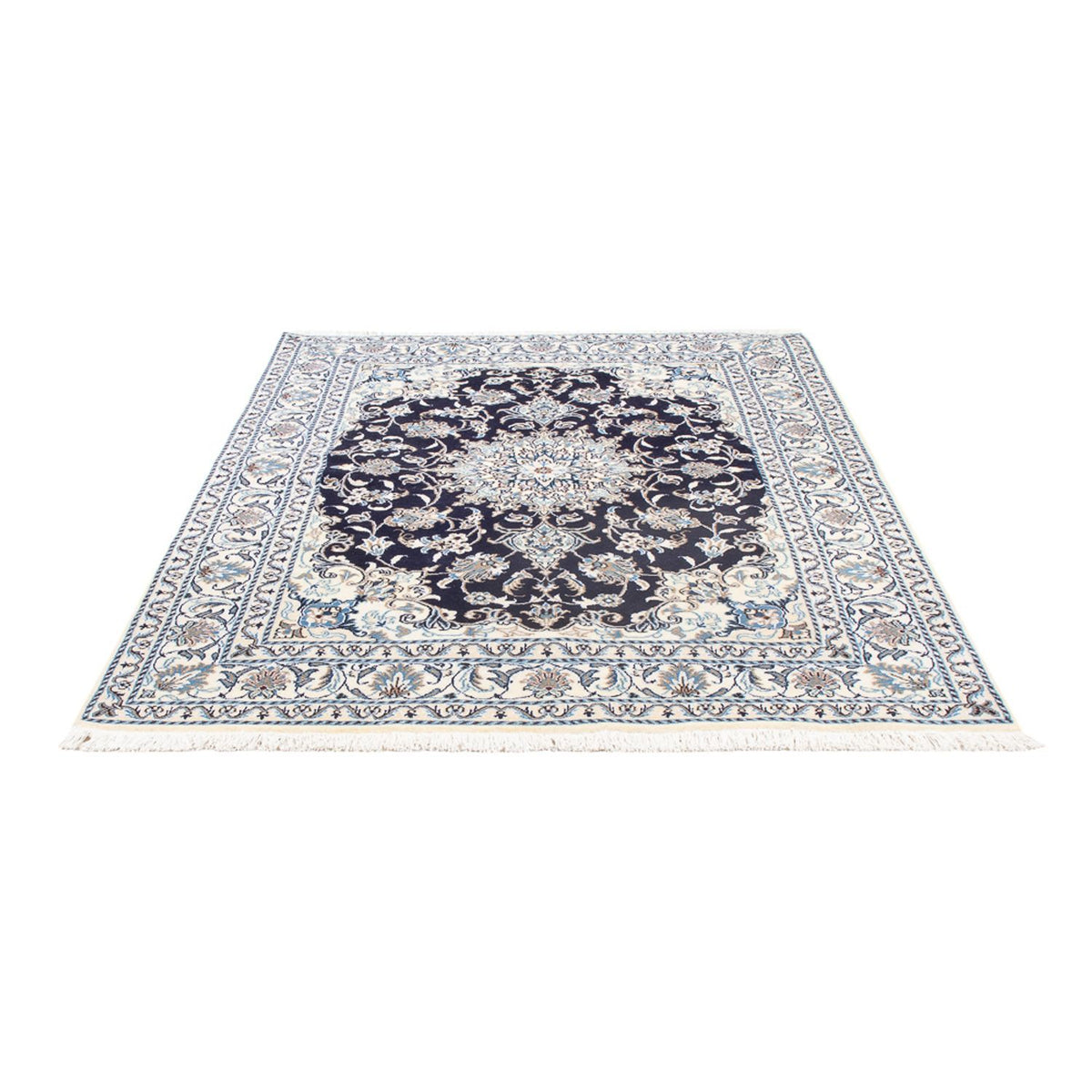 Perser Rug - Nain - 202 x 144 cm - dark blue