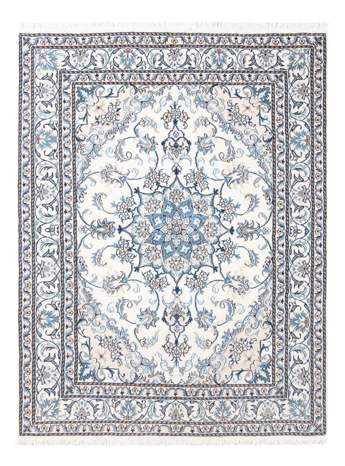 Perser Rug - Nain - 206 x 144 cm - cream