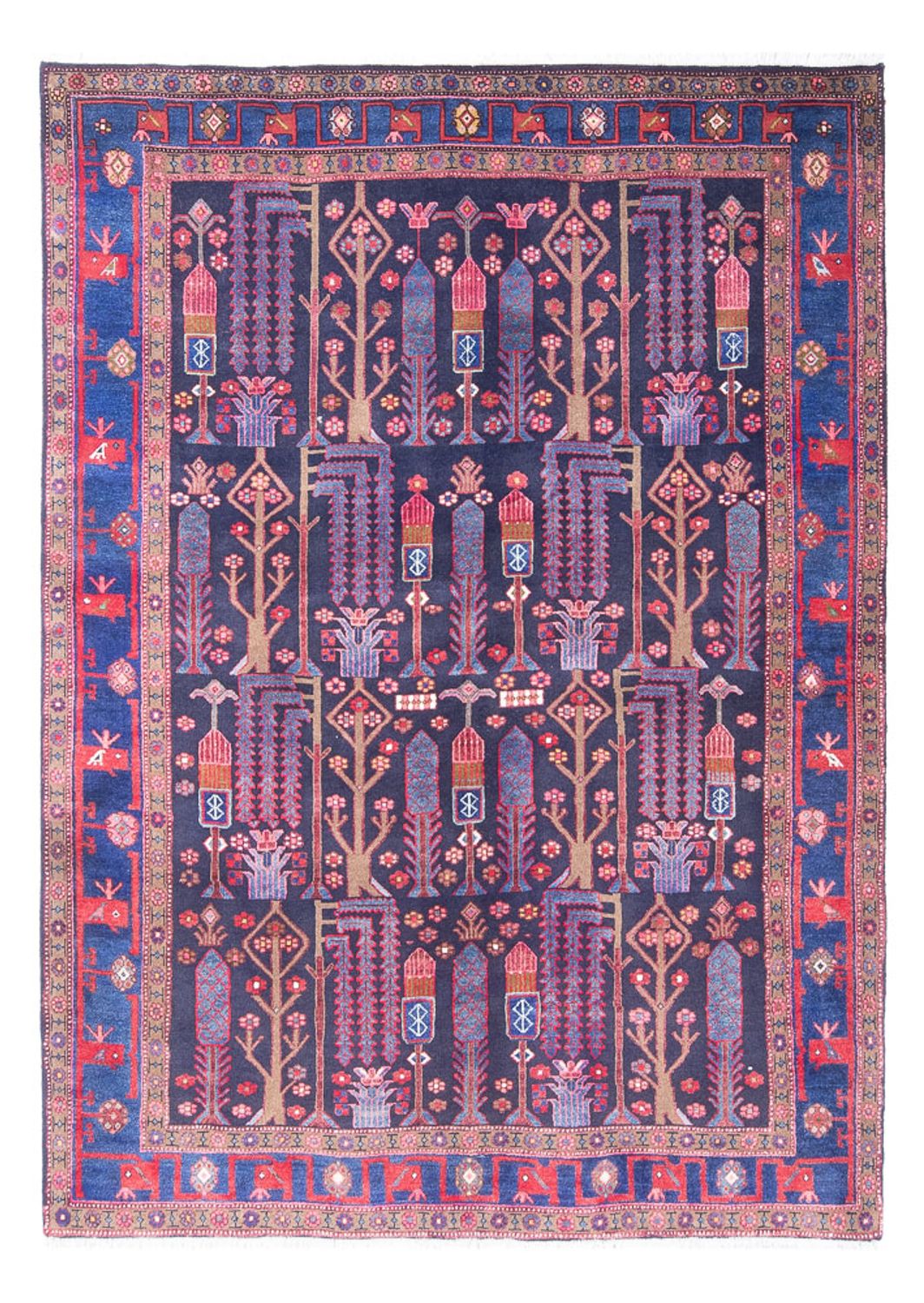 Perser Rug - Nomadic - 230 x 160 cm - purple