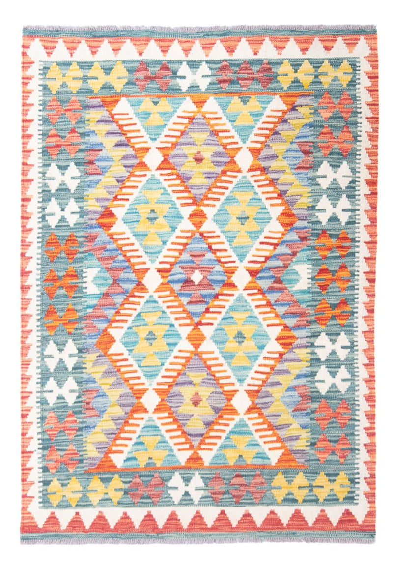 Kelim Rug - Splash - 150 x 110 cm - multicolored