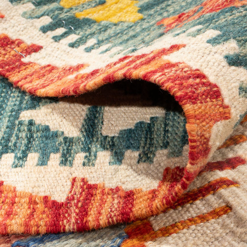 Kelim Rug - Splash - 150 x 110 cm - multicolored