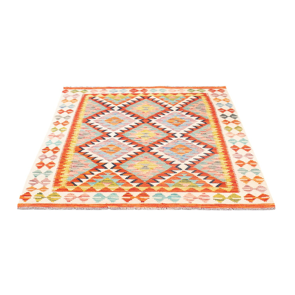 Kelim Rug - Splash - 150 x 101 cm - multicolored