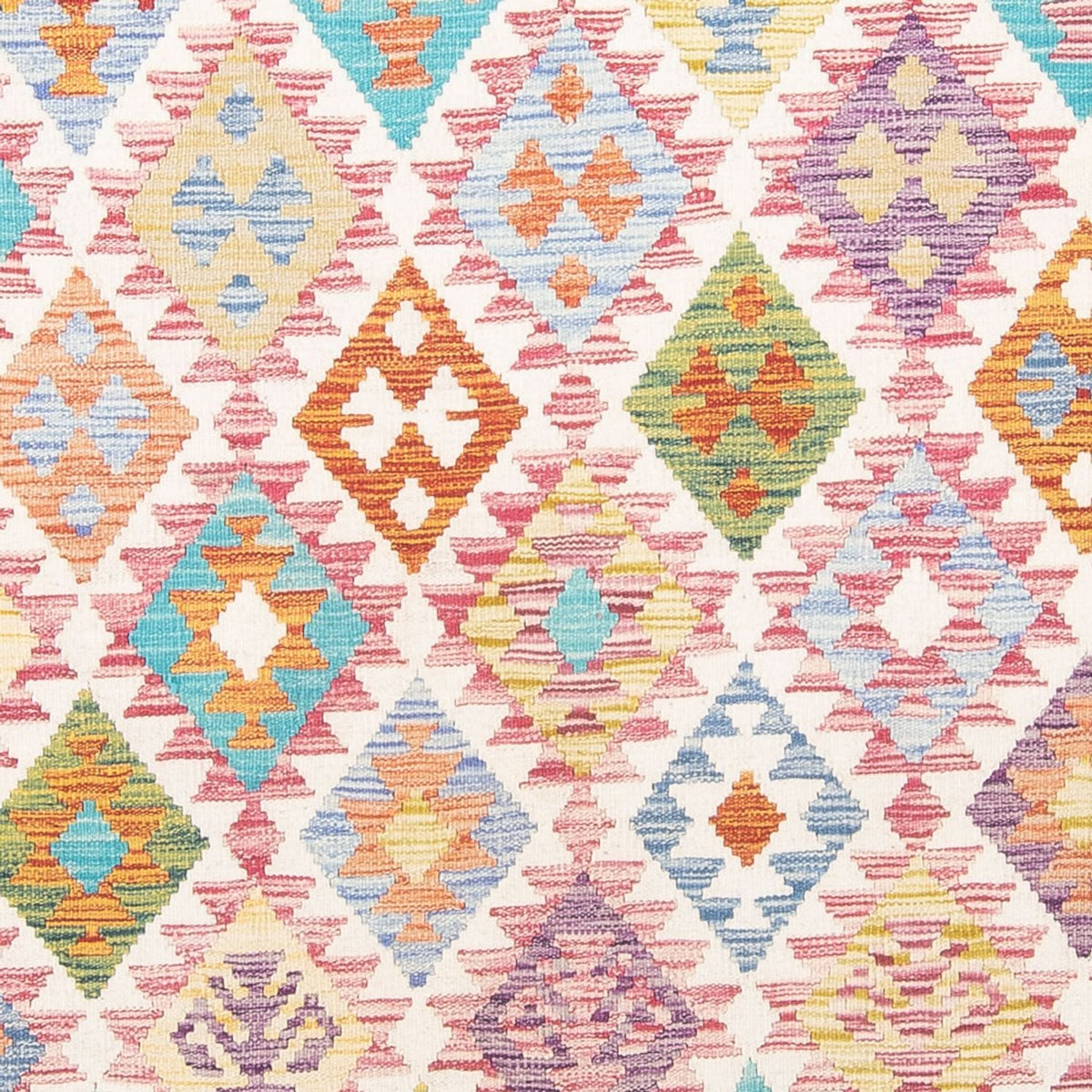 Kelim Rug - Splash - 291 x 198 cm - multicolored