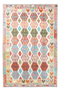Kelim Rug - Splash - 305 x 203 cm - multicolored
