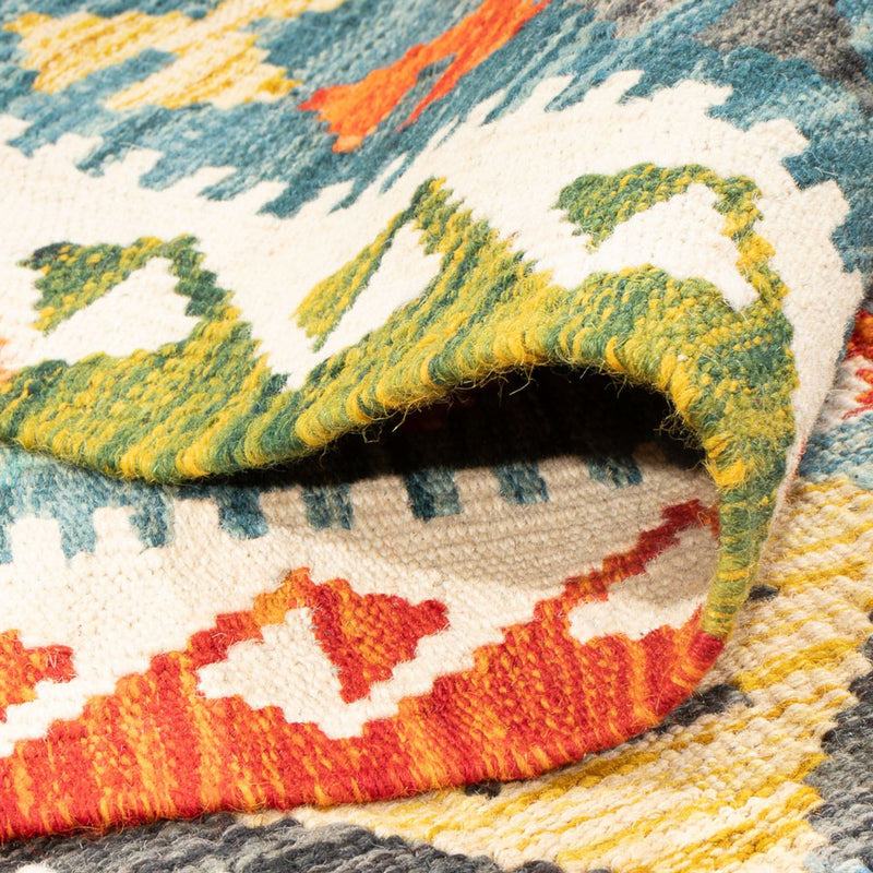 Kelim Rug - Splash - 290 x 202 cm - multicolored