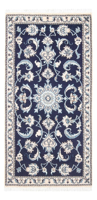 Perser Rug - Nain - 135 x 67 cm - dark blue
