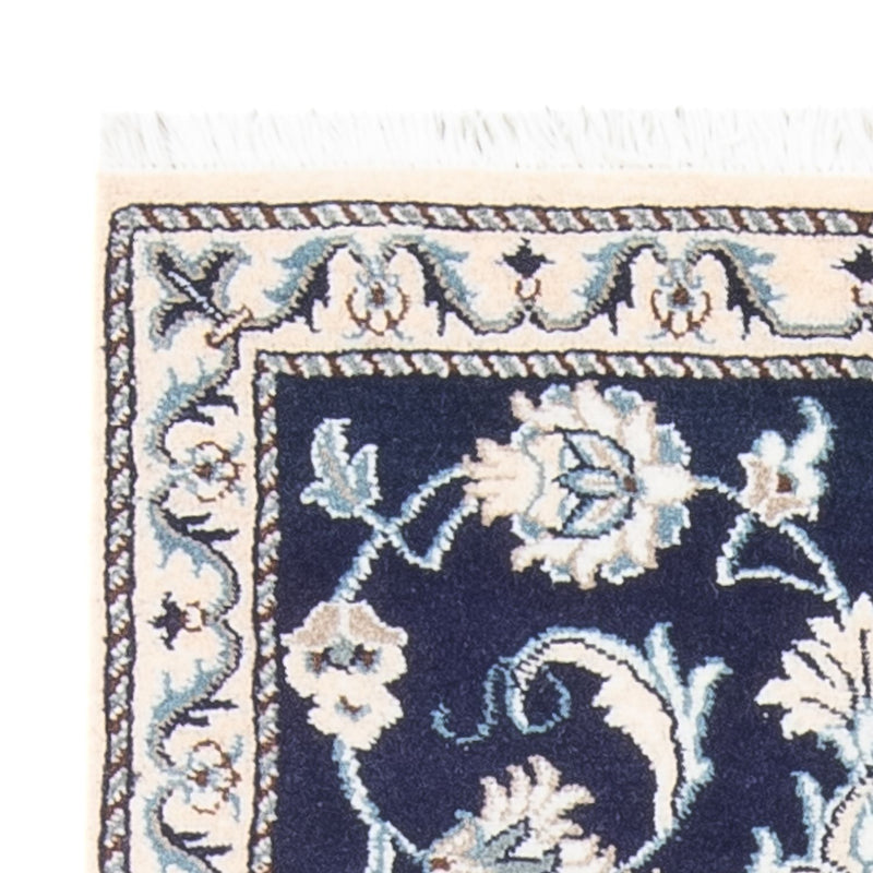 Perser Rug - Nain - 135 x 67 cm - dark blue