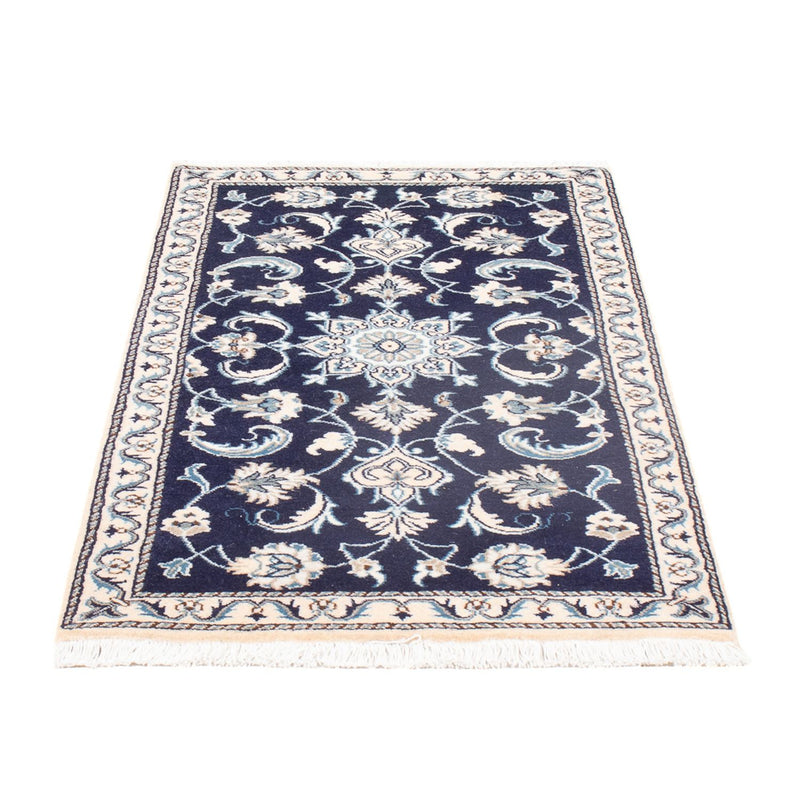 Perser Rug - Nain - 135 x 67 cm - dark blue