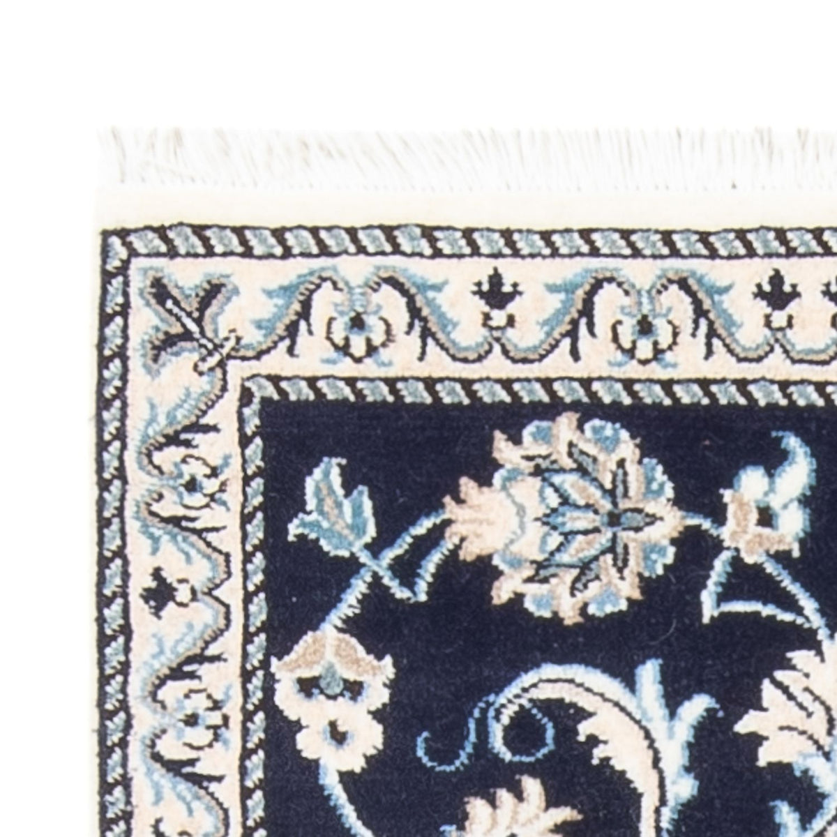 Perser Rug - Nain - 137 x 67 cm - dark blue