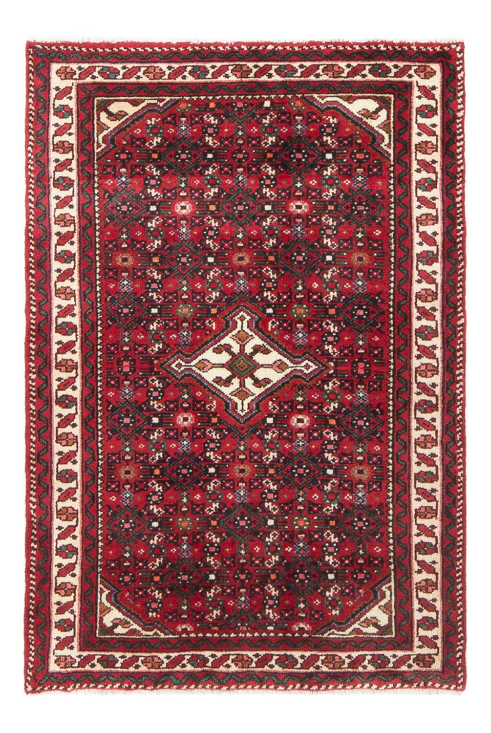 Perser Rug - Nomadic - 122 x 80 cm - dark red