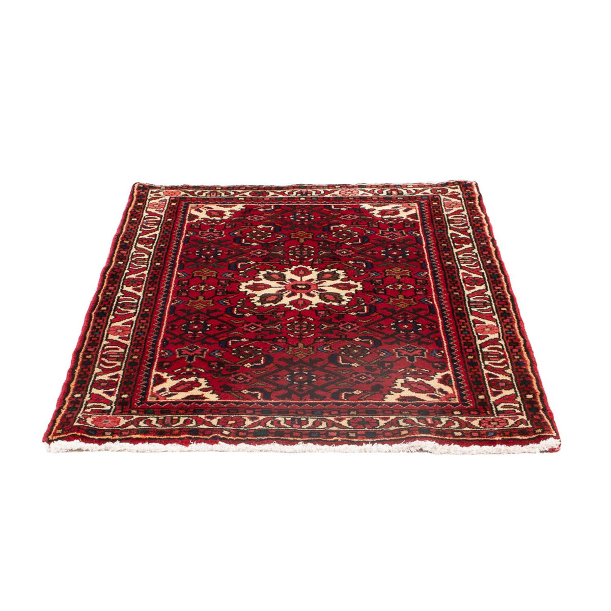 Perser Rug - Nomadic - 128 x 82 cm - dark red