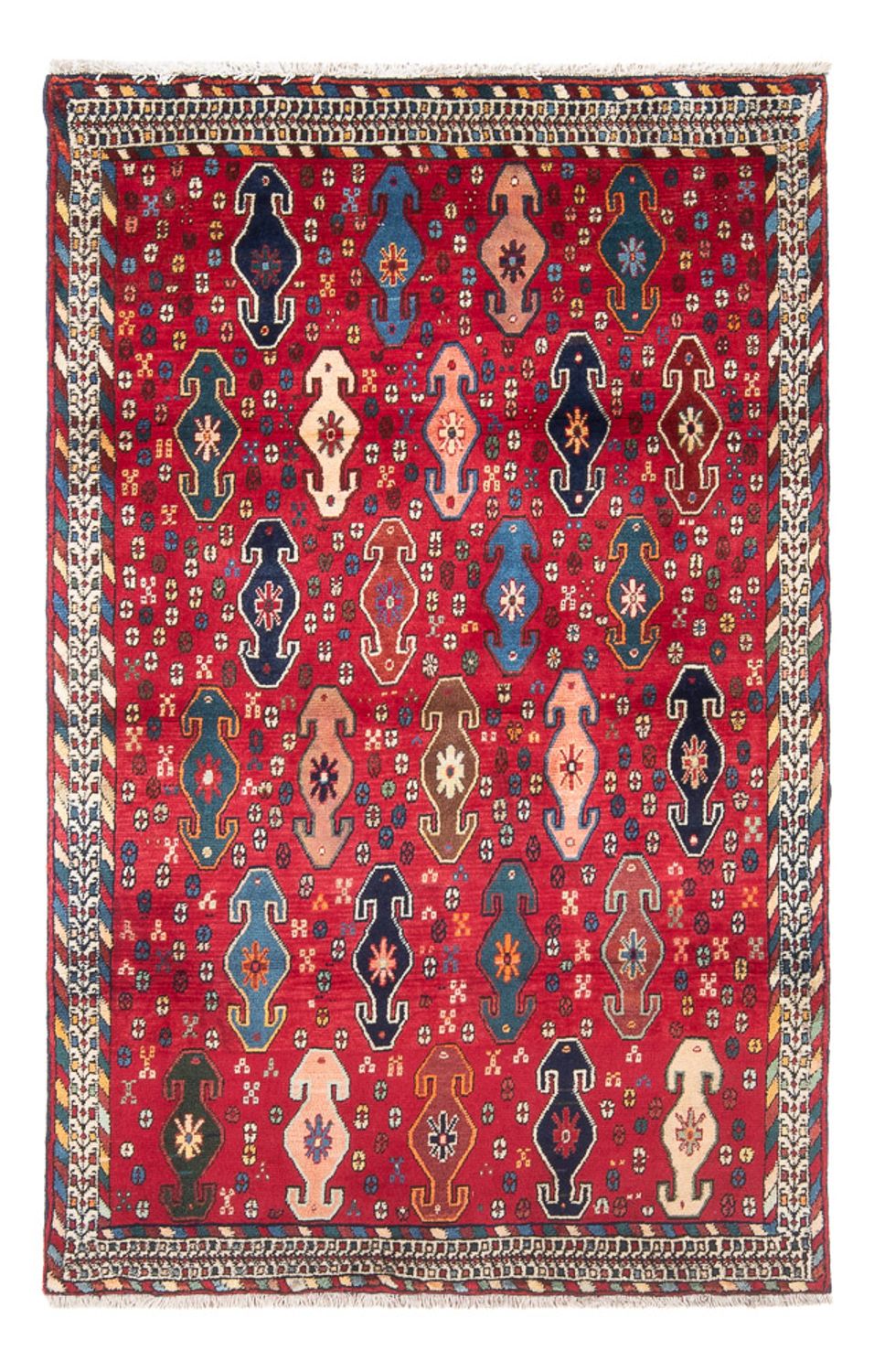 Perser Rug - Nomadic - 183 x 110 cm - red