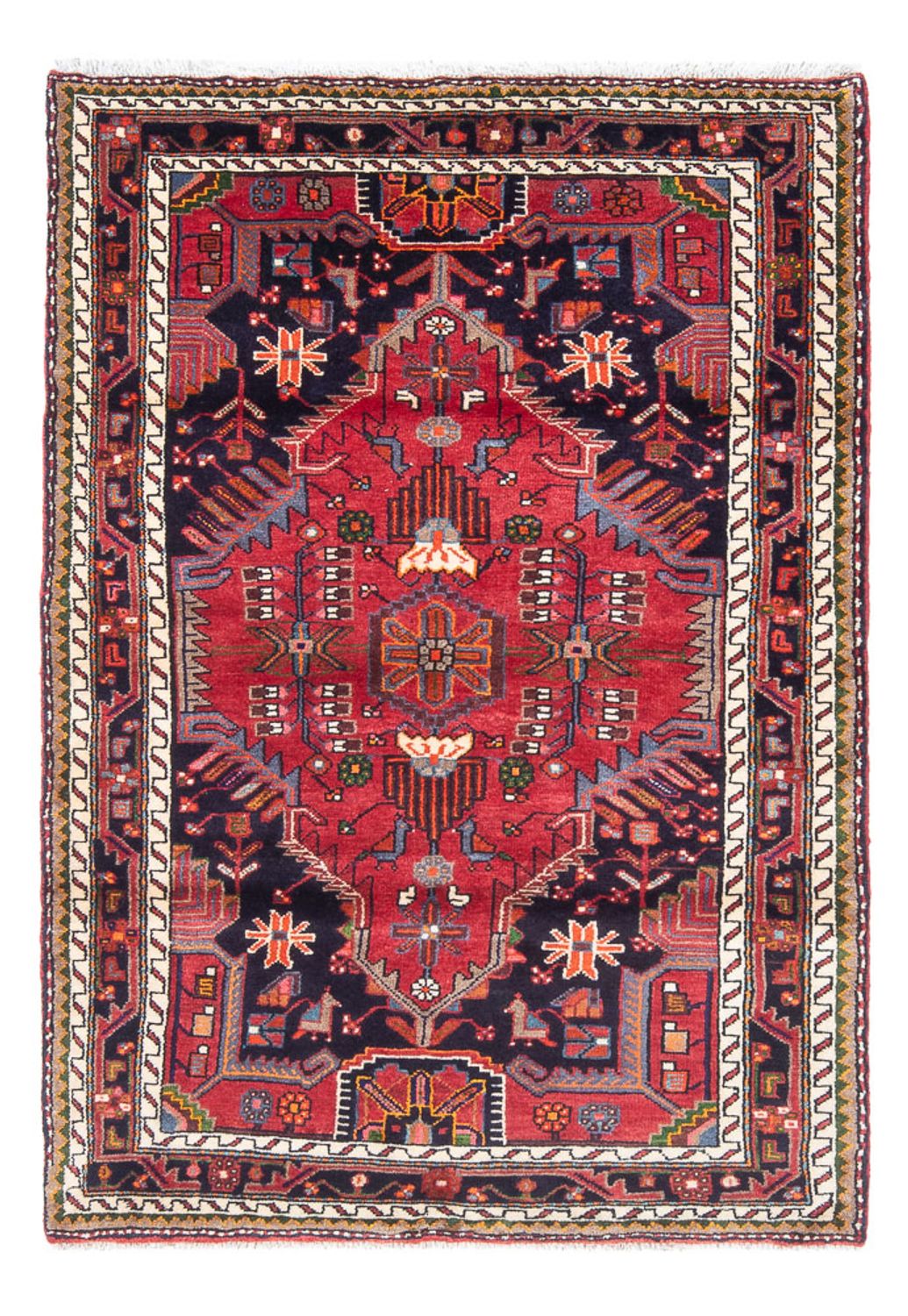 Perser Rug - Nomadic - 184 x 117 cm - red